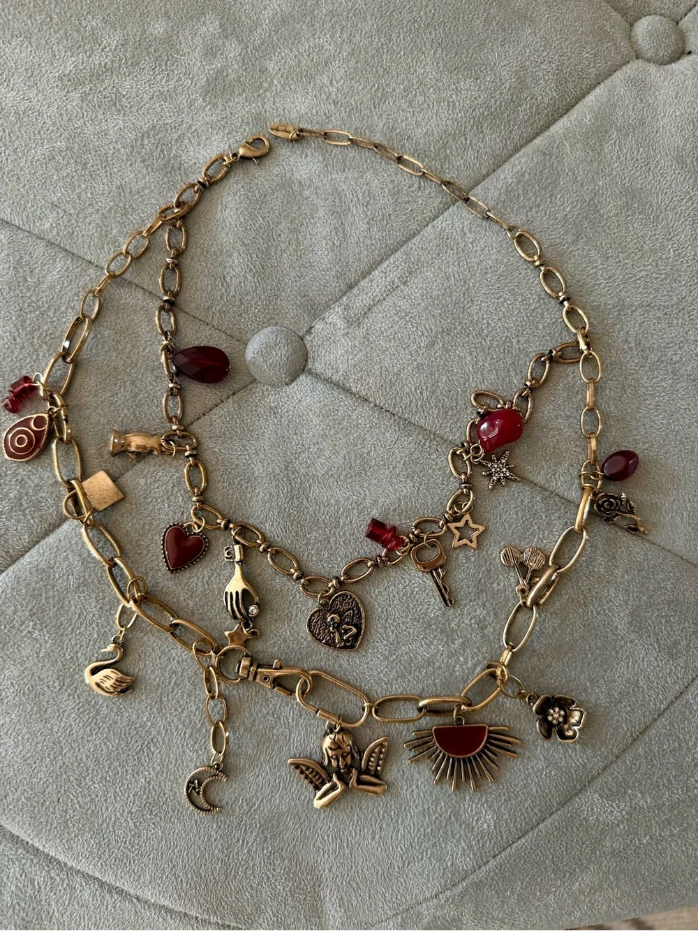 NWOT 👼 Free People 👼 Maxamillion Layered Charm Necklace